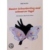 Bunter Schmetterling und schwarzer Vogel door Edda Reschke