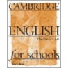 Cambridge English For Schools 1 Workbook door Diana Hicks