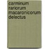 Carminum Rariorum Macaronicorum Delectus
