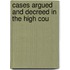 Cases Argued And Decreed In The High Cou