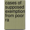 Cases Of Supposed Exemption From Poor Ra door Edward Griffith