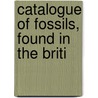 Catalogue Of Fossils, Found In The Briti door Onbekend