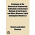 Catalogue Of The Mechanical Engineering