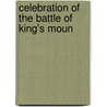 Celebration Of The Battle Of King's Moun door Onbekend