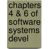 Chapters 4 & 6 Of Software Systems Devel door Onbekend