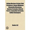 Chilaw Marians Cricket Club Cricketers: by Unknown