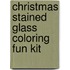 Christmas Stained Glass Coloring Fun Kit