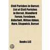 Civil Parishes In Dorset: List Of Civil door Onbekend
