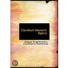 Clavdiani Mamerti Opera by Claudianus Mamertus