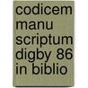 Codicem Manu Scriptum Digby 86 In Biblio by Edmund Stengel