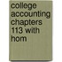 College Accounting Chapters 113 With Hom