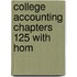 College Accounting Chapters 125 With Hom