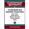 Combinatorial And Geometric Group Theory by Sean Cleary