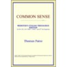 Common Sense (Webster's Italian Thesauru door Reference Icon Reference