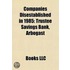 Companies Disestablished In 1985: Truste