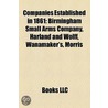 Companies Established In 1861: Birmingha door Books Llc