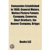 Companies Established In 1908: General M door Books Llc