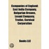 Companies Of England: East India Company