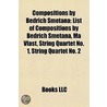 Compositions By Bedrich Smetana: List Of door Onbekend
