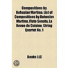 Compositions By Bohuslav Martinu: List O door Onbekend