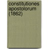 Constitutiones Apostolorum (1862) door Onbekend