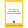 Contemporary Philosophy And Thomistic Pr door Rudolph G. Bandas