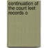 Continuation Of The Court Leet Records O