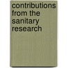 Contributions From The Sanitary Research door Onbekend