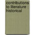 Contributions To Literature : Historical