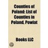 Counties Of Poland: List Of Counties In