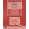Crystal Structure Analys 2e Iucrtc:ncs P door Simon Parsons