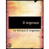 D' Argenson door Le Marquis D'Argenson