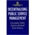Decentralising Public Service Management