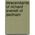 Descendants Of Richard Everett Of Dedham