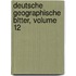 Deutsche Geographische Bltter, Volume 12
