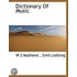Dictionary Of Music