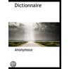 Dictionnaire by Unknown