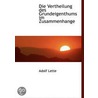 Die Vertheilung Des Grundeigenthums Im Z door Onbekend