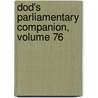 Dod's Parliamentary Companion, Volume 76 door Robert Phipps Dod