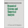 Dynamical Systems And Numerical Analysis door Andrew Stuart