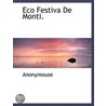 Eco Festiva De Monti. by Unknown