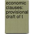 Economic Clauses: Provisional Draft Of T