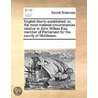 English Liberty Established: Or, The Mos door See Notes Multiple Contributors