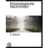 Entomologische Nachrichten door F. Karsch