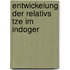Entwickelung Der Relativs Tze Im Indoger