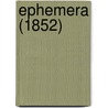 Ephemera (1852) door Onbekend