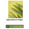 Epigrammata Et Priapea door Edouard Galletier