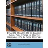Essai De Manuel De La Langue Agni: Parle by Maurice Delafosse