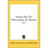 Essays On The Philosophy Of Theism V1 door Onbekend
