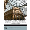 Estimates, Costs & Profits, Exterior Pai door Fred Norman Vanderwalker
